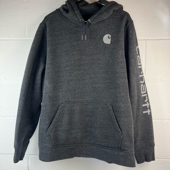 Carhartt Tops - Carhartt Gray Pullover Hoodie, XXL